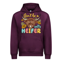 Mauve Wine dont be a salty heifer Urban Hoodie - MaliasSmallBusiness