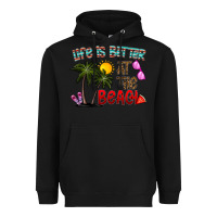 Black life is better at the beach Heavyweight Hoodie - CowhideDigitalArt