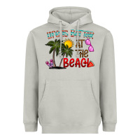 Moon Dust life is better at the beach Heavyweight Hoodie - CowhideDigitalArt