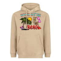 Mushroom life is better at the beach Heavyweight Hoodie - CowhideDigitalArt