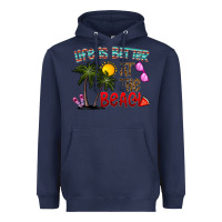 Navy life is better at the beach Heavyweight Hoodie - CowhideDigitalArt