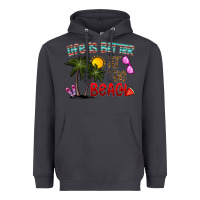Smoke life is better at the beach Heavyweight Hoodie - CowhideDigitalArt