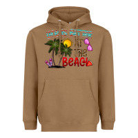 Toasted Coconut life is better at the beach Heavyweight Hoodie - CowhideDigitalArt
