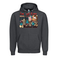 Smoke i'm just here for the snacks #baseball sister Zipper Hoodie - Zillion Design Studio
