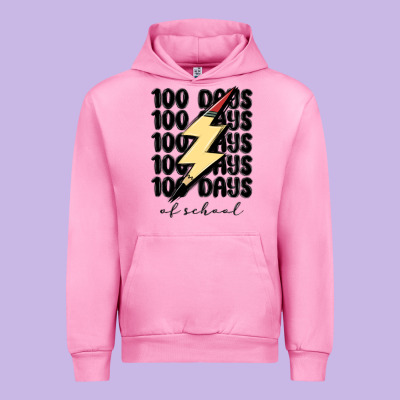 100 Days Of School Urban Hoodie Designed By Maliassmallbusiness