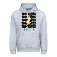 Heather Grey 100 days of school Urban Hoodie - MaliasSmallBusiness