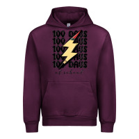 Mauve Wine 100 days of school Urban Hoodie - MaliasSmallBusiness
