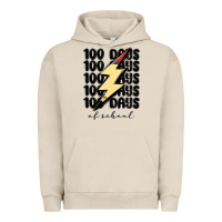Pigment French Oak 100 days of school Urban Hoodie - MaliasSmallBusiness
