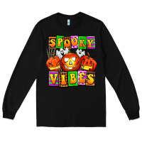 Black spooky vibes Long Sleeve Tee - AdoDesignShop