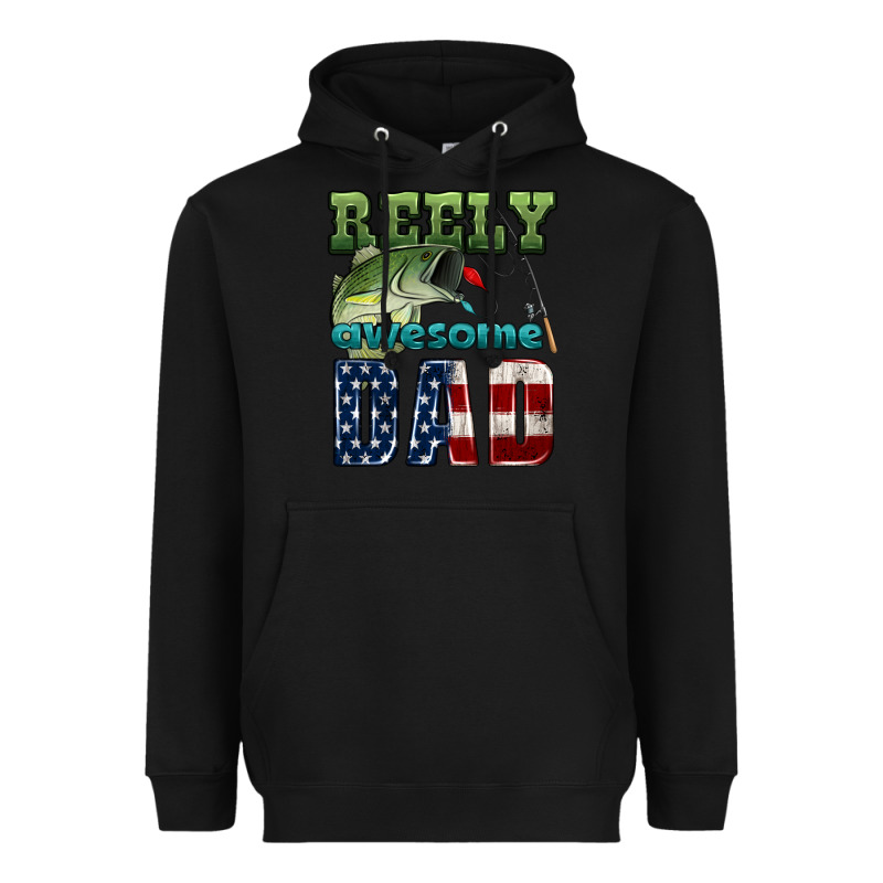 Reely Awesome Dad Heavyweight Hoodie by HRA Design Shop | Teevron