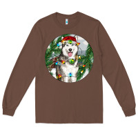 Chestnut husky and farm ornament Long Sleeve Tee - RanaPortraitStore
