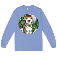 Colony Blue husky and farm ornament Long Sleeve Tee - RanaPortraitStore
