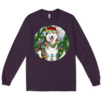 Plum husky and farm ornament Long Sleeve Tee - RanaPortraitStore