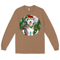 Toasted Coconut husky and farm ornament Long Sleeve Tee - RanaPortraitStore