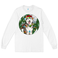 White husky and farm ornament Long Sleeve Tee - RanaPortraitStore