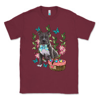 Burgundy easter pitbull Classic Tee - RanaPortraitStore