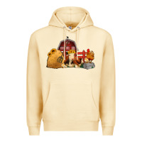 Pina Colada Red Barn Farm Animals Premium Hoodie - Jasminsmagicworld