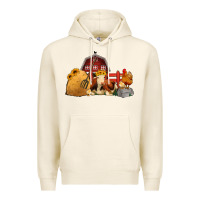 Tofu Red Barn Farm Animals Premium Hoodie - Jasminsmagicworld