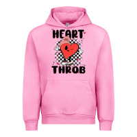 Fuchsia Pink heart throb Urban Hoodie - MaliasSmallBusiness