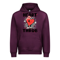 Mauve Wine heart throb Urban Hoodie - MaliasSmallBusiness