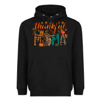 Black thankful mama longhorn Heavyweight Hoodie - RacoonDesign