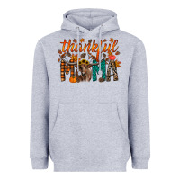 Heather Grey thankful mama longhorn Heavyweight Hoodie - RacoonDesign