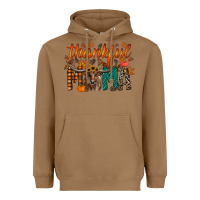 Toasted Coconut thankful mama longhorn Heavyweight Hoodie - RacoonDesign