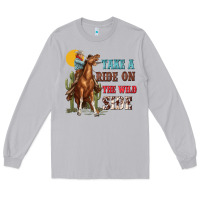 Moon Dust take a ride on the wild side with rodeo Long Sleeve Tee - texasbilliewilder