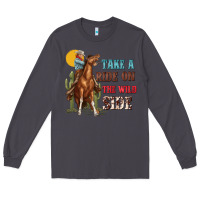 Smoke take a ride on the wild side with rodeo Long Sleeve Tee - texasbilliewilder