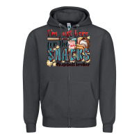Smoke i'm just here for the snacks #baseball brother Zipper Hoodie - Zillion Design Studio