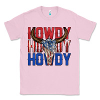 Howdy Howdy Howdy 4th Of July Bull Skull Billie Wi Classic Tee | Teevron