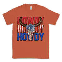 Copper howdy howdy howdy 4th of july bull skull billie wi Classic Tee - texasbilliewilder