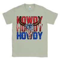 Matcha howdy howdy howdy 4th of july bull skull billie wi Classic Tee - texasbilliewilder