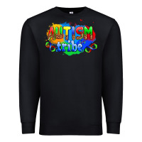 Black autısm tribe Premium Sweatshirt - AdoDesignShop