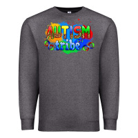 Charcoal Heather autısm tribe Premium Sweatshirt - AdoDesignShop