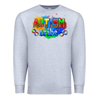 Heather Grey autısm tribe Premium Sweatshirt - AdoDesignShop