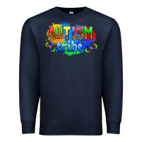 Navy autısm tribe Premium Sweatshirt - AdoDesignShop