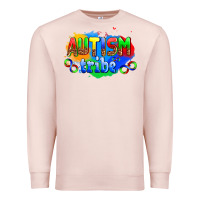 Pale Pink autısm tribe Premium Sweatshirt - AdoDesignShop