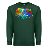 Sports Green autısm tribe Premium Sweatshirt - AdoDesignShop