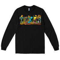 Black texas Long Sleeve Tee - texasbilliewilder