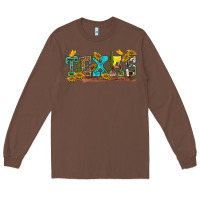Chestnut texas Long Sleeve Tee - texasbilliewilder