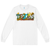 White texas Long Sleeve Tee - texasbilliewilder