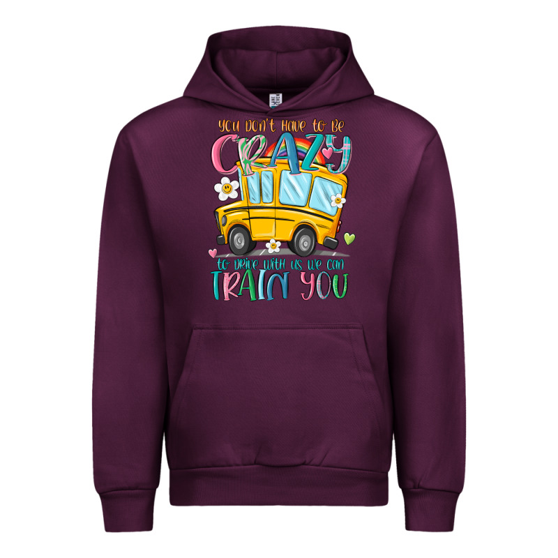 You Don't Have To Be Crazy To Drive With Us We Can Urban Hoodie by MaliasSmallBusiness | Teevron