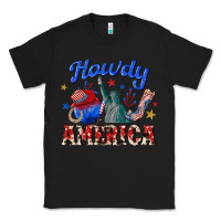 Black howdy america western Classic Tee - texasbilliewilder