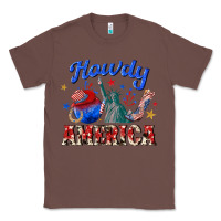 Chestnut howdy america western Classic Tee - texasbilliewilder