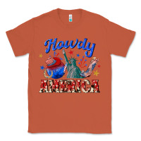 Copper howdy america western Classic Tee - texasbilliewilder