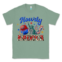 Sage howdy america western Classic Tee - texasbilliewilder