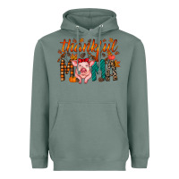 Sage thankful mama pig Heavyweight Hoodie - RacoonDesign