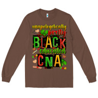 Chestnut unapologetically pretty black and educated cna zillion Long Sleeve Tee - Zillion Design Studio