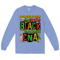 Colony Blue unapologetically pretty black and educated cna zillion Long Sleeve Tee - Zillion Design Studio